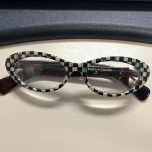 MacKenzie-Childs Black and White Checkered 2.5 readers
